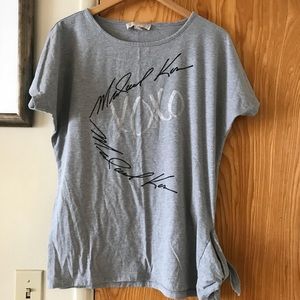 Side tie T-shirt